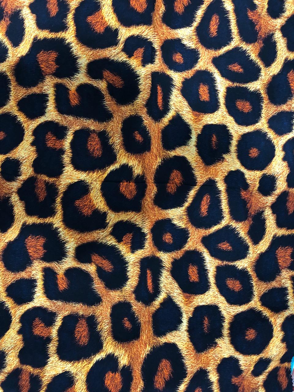 Tela Chalis Rayón Estampado Animal Prient X Metro.