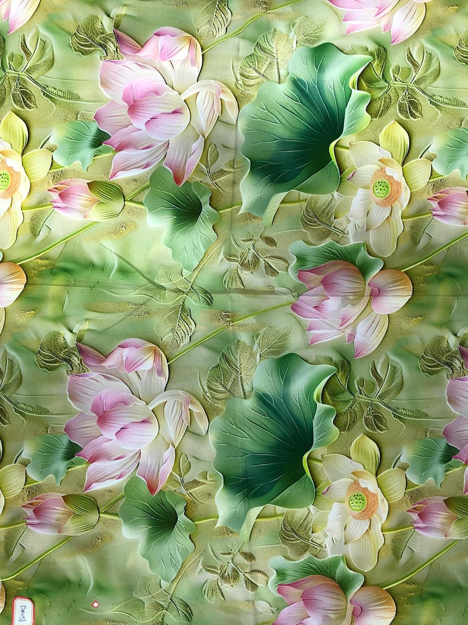 Tela Chalis Rayon Estampado Floral X Metro.