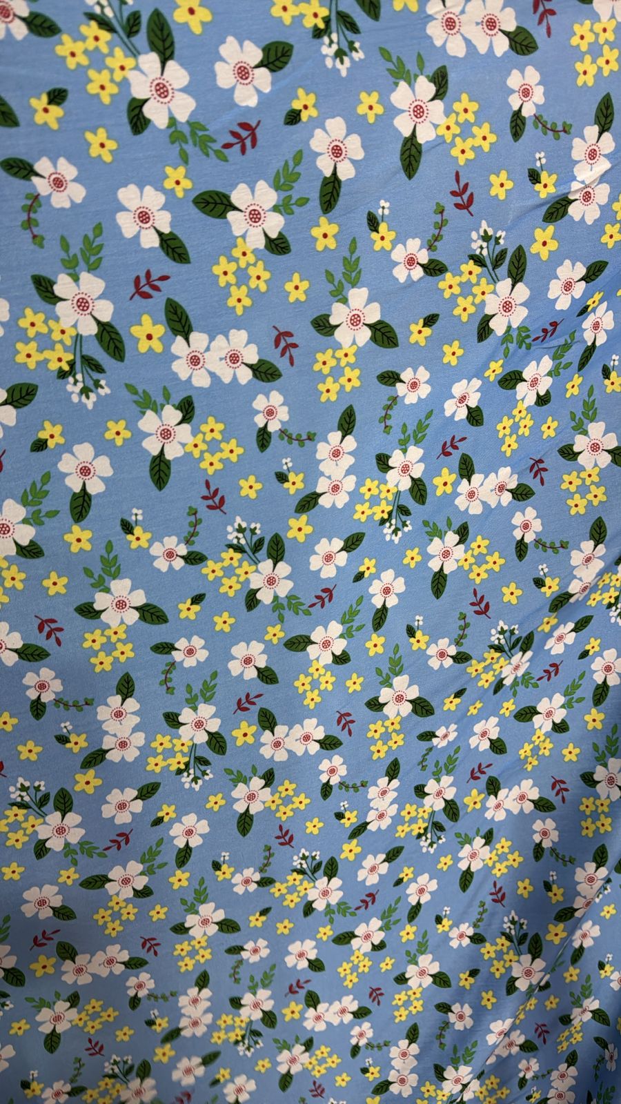 Tela Chalis 3D Diseño Flores X Metro.