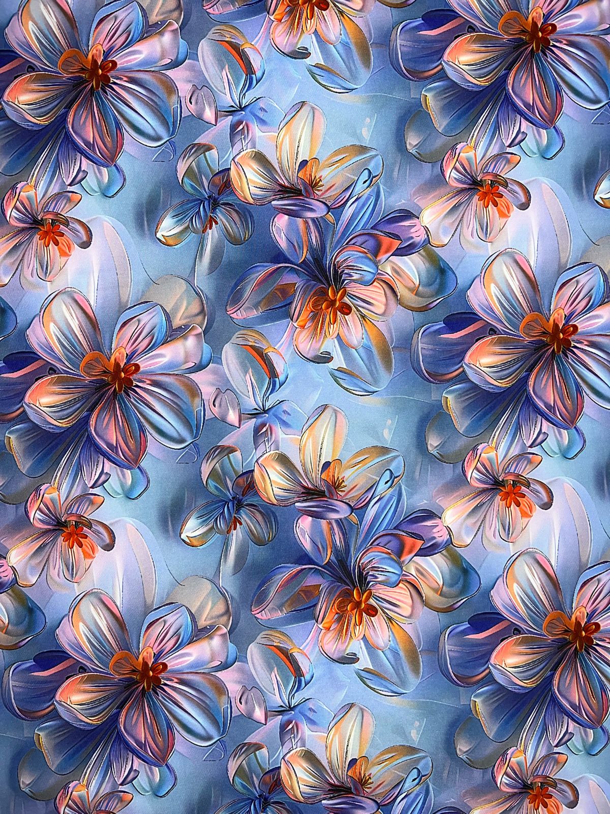 Tela Seda Mango 3D X Metro – Globelletex - Main Image