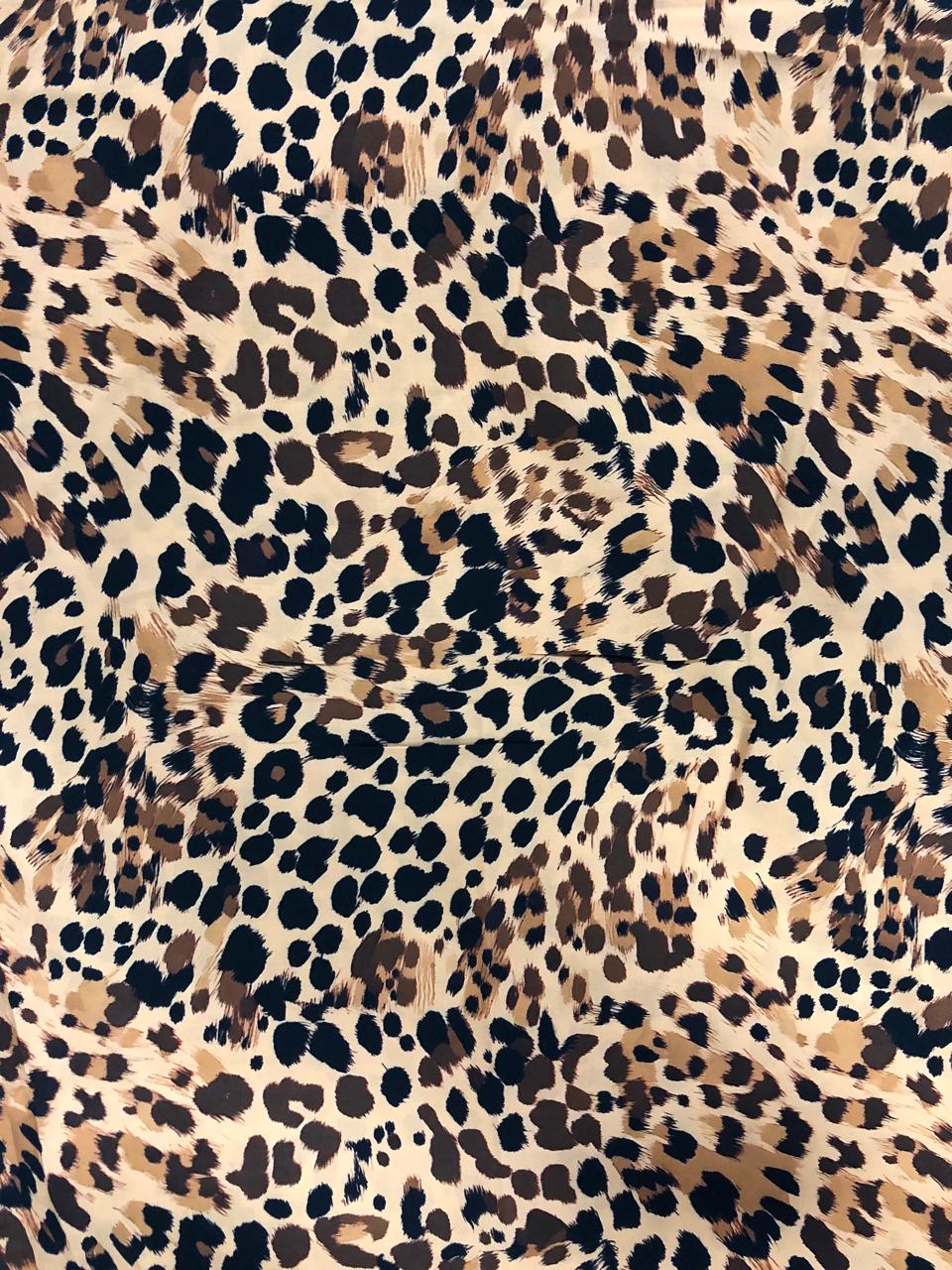 Tela Chalis 3D Diseño safari X Metro.