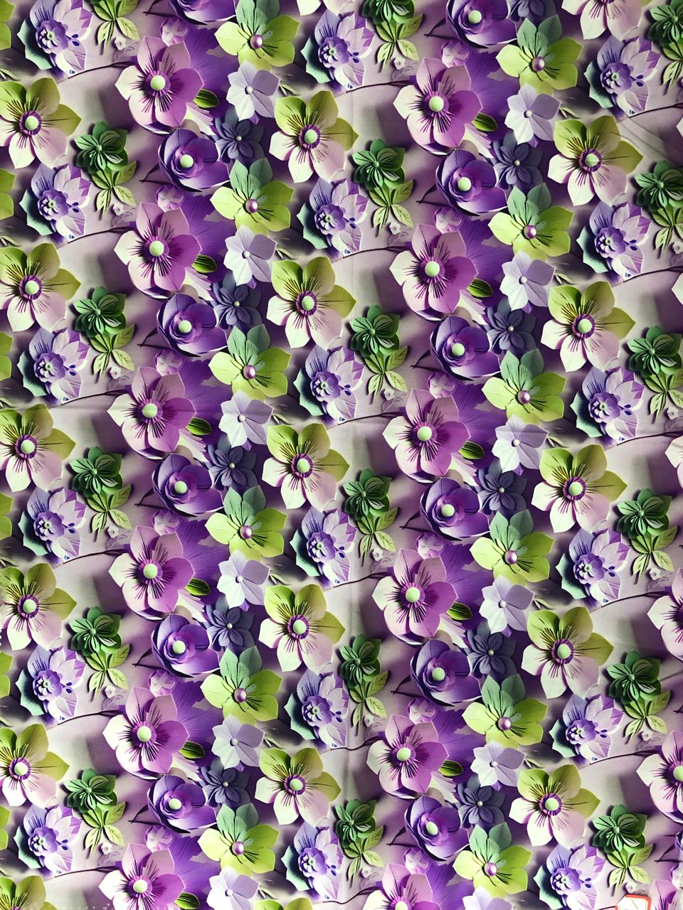 Tela Chalis Rayón Estampado Floral X Metro.