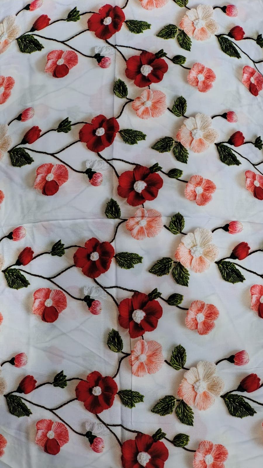 Chalis Rayon Estampado Botánico X Metro.