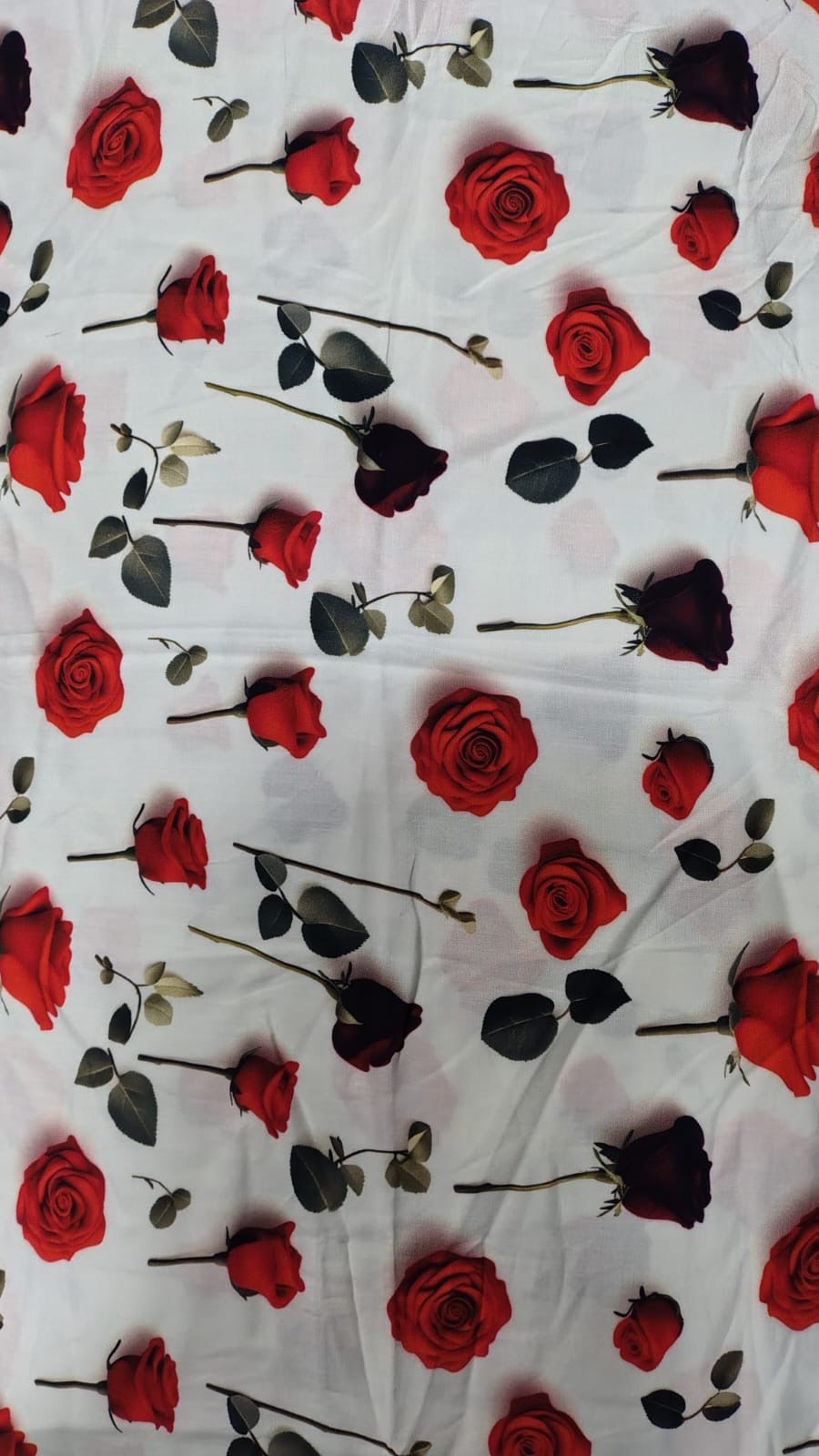 Chalis Rayon Estampado Botánico X Metro.