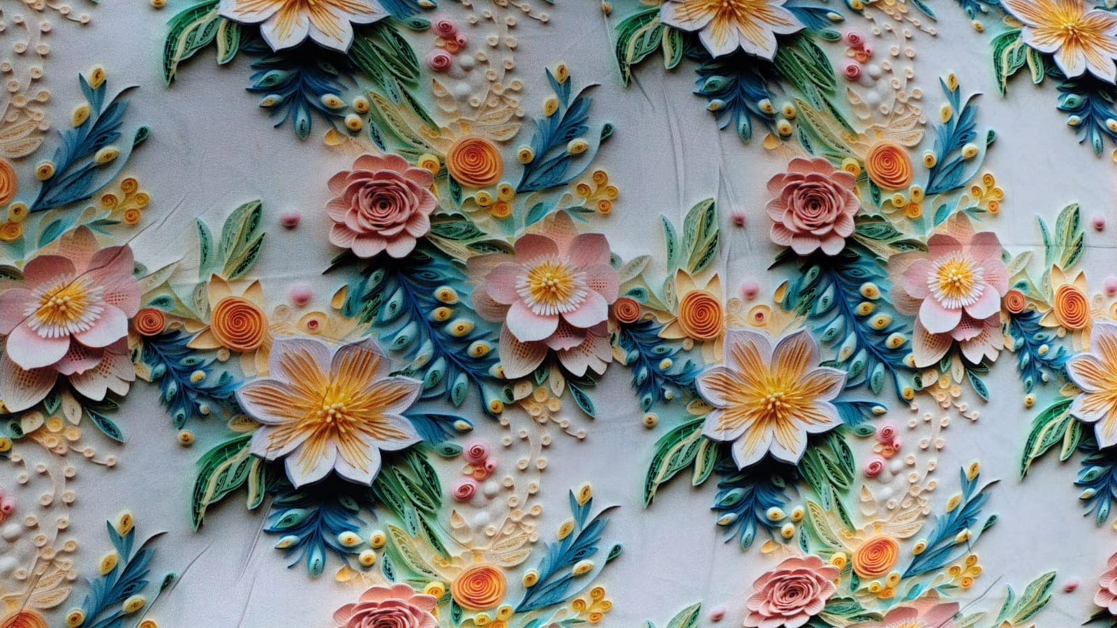 Chalis Rayon Estampado Botánico X Metro.