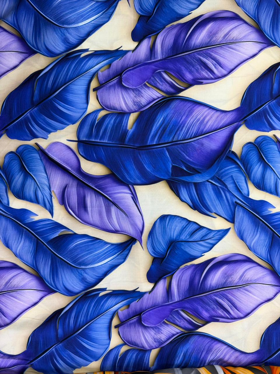 Chalis Rayon Estampado Botánico X Metro.