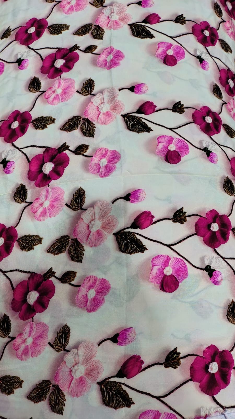 Chalis Rayon Estampado Botánico X Metro.