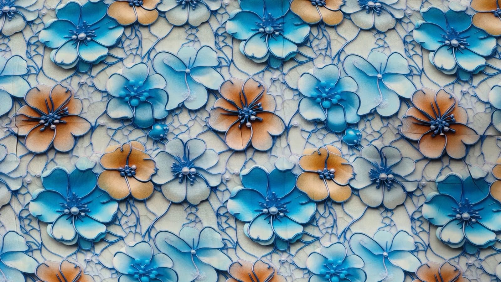 Chalis Rayon Estampado Botánico X Metro.