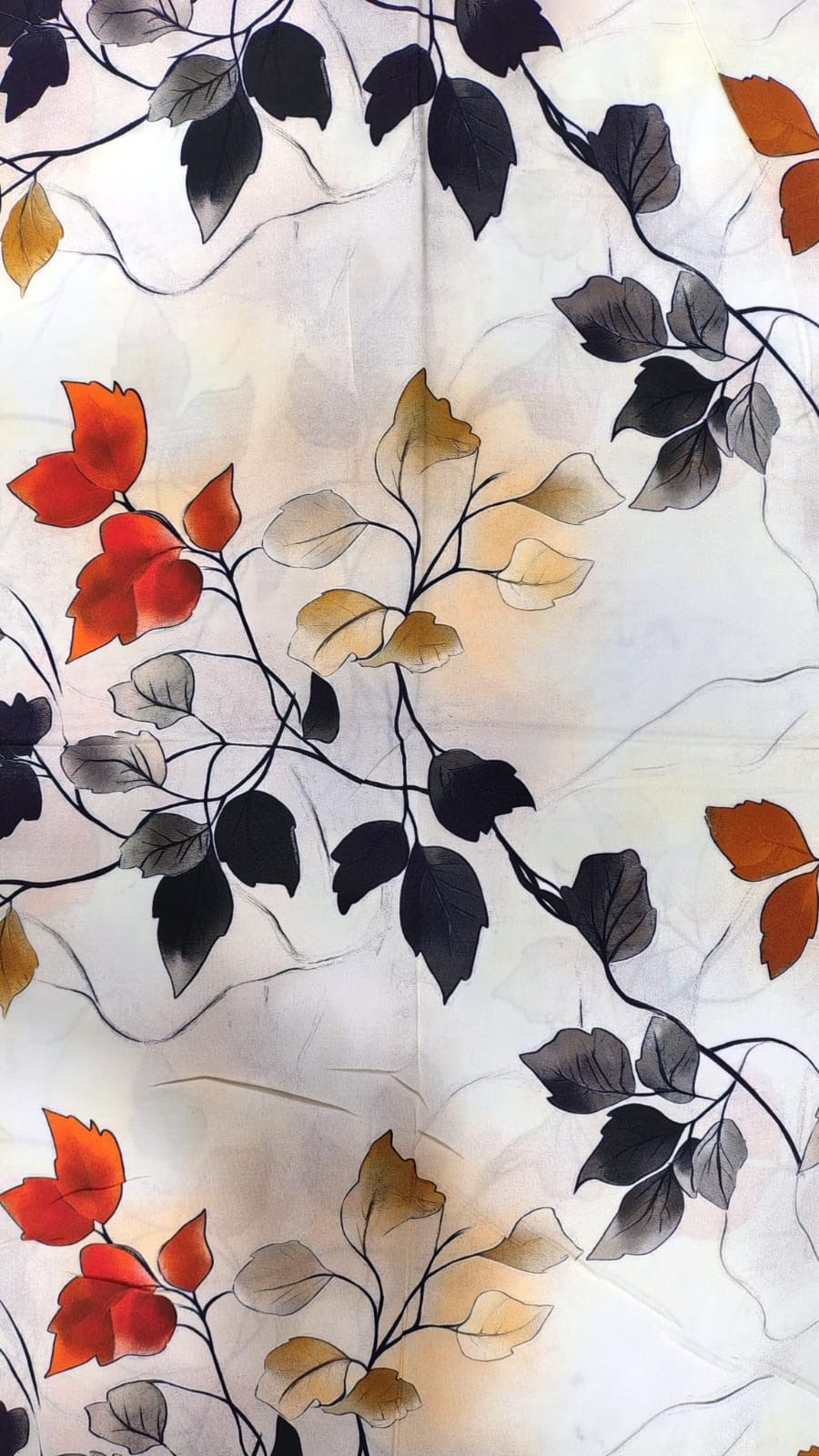 Chalis Rayon Estampado Botánico X Metro.