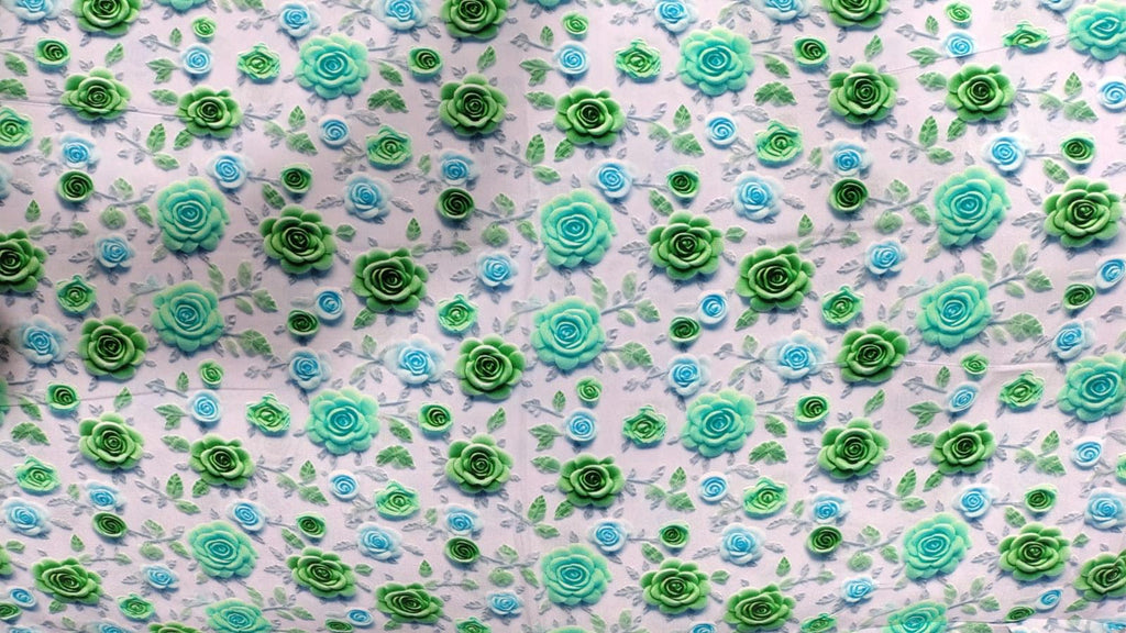 Chalis Rayon Estampado Botánico X Metro.