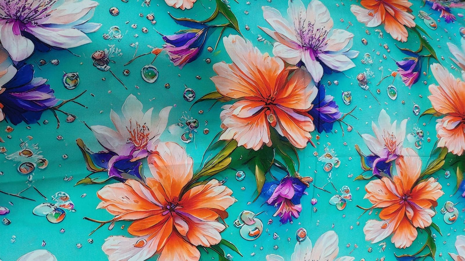 Chalis Rayon Estampado Botánico X Metro.