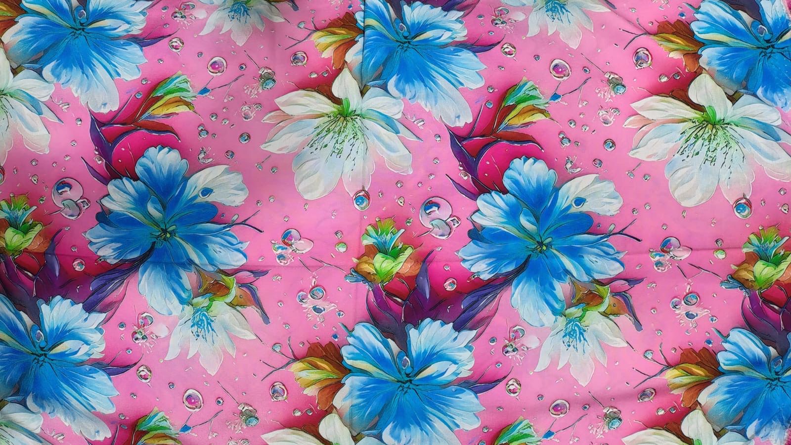 Chalis Rayon Estampado Botánico X Metro.