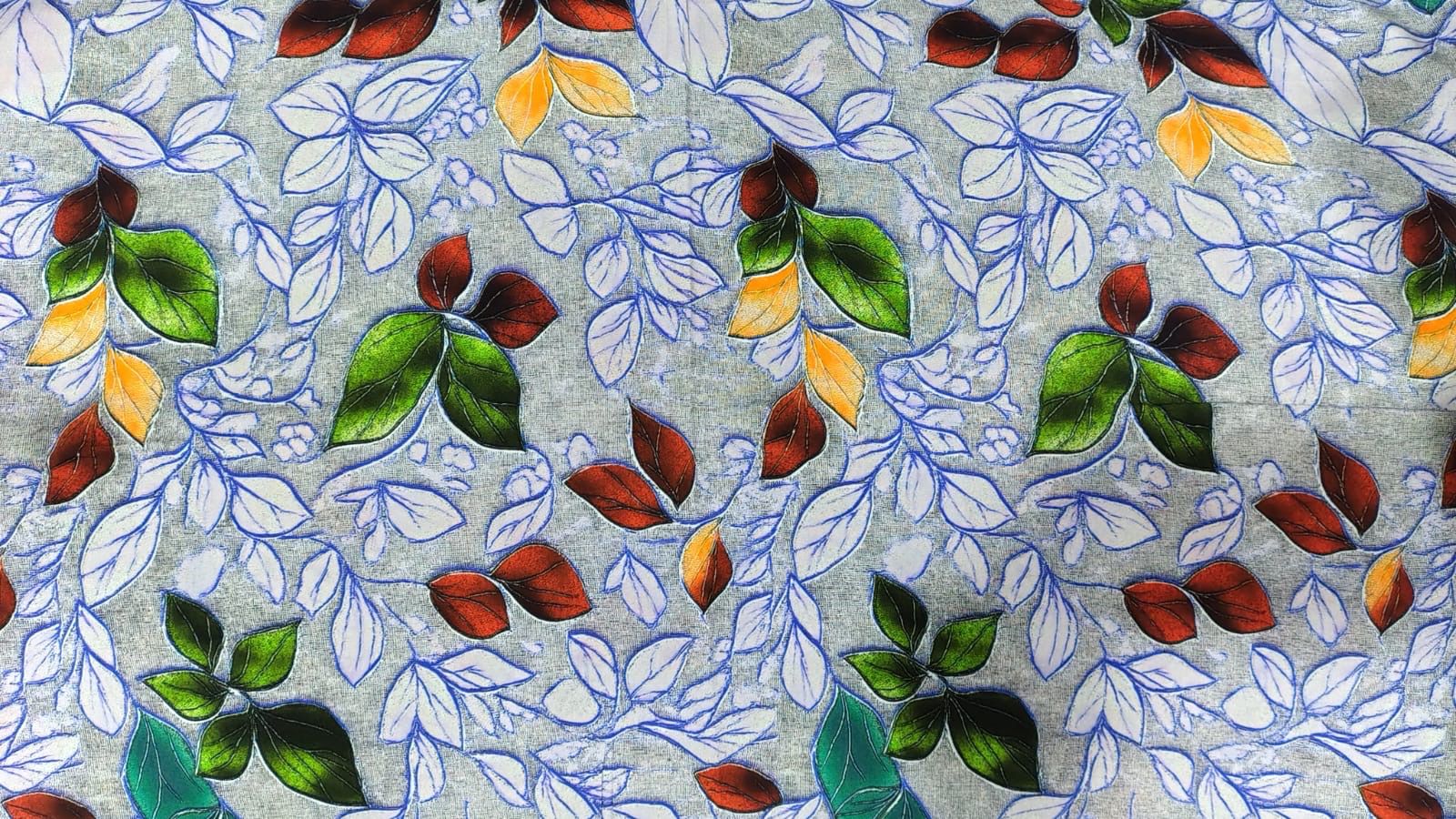 Chalis Rayon Estampado Botánico X Metro.