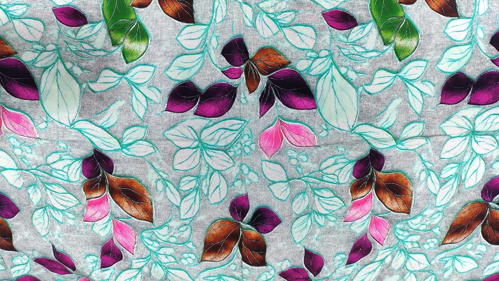 Chalis Rayon Estampado Botánico X Metro.