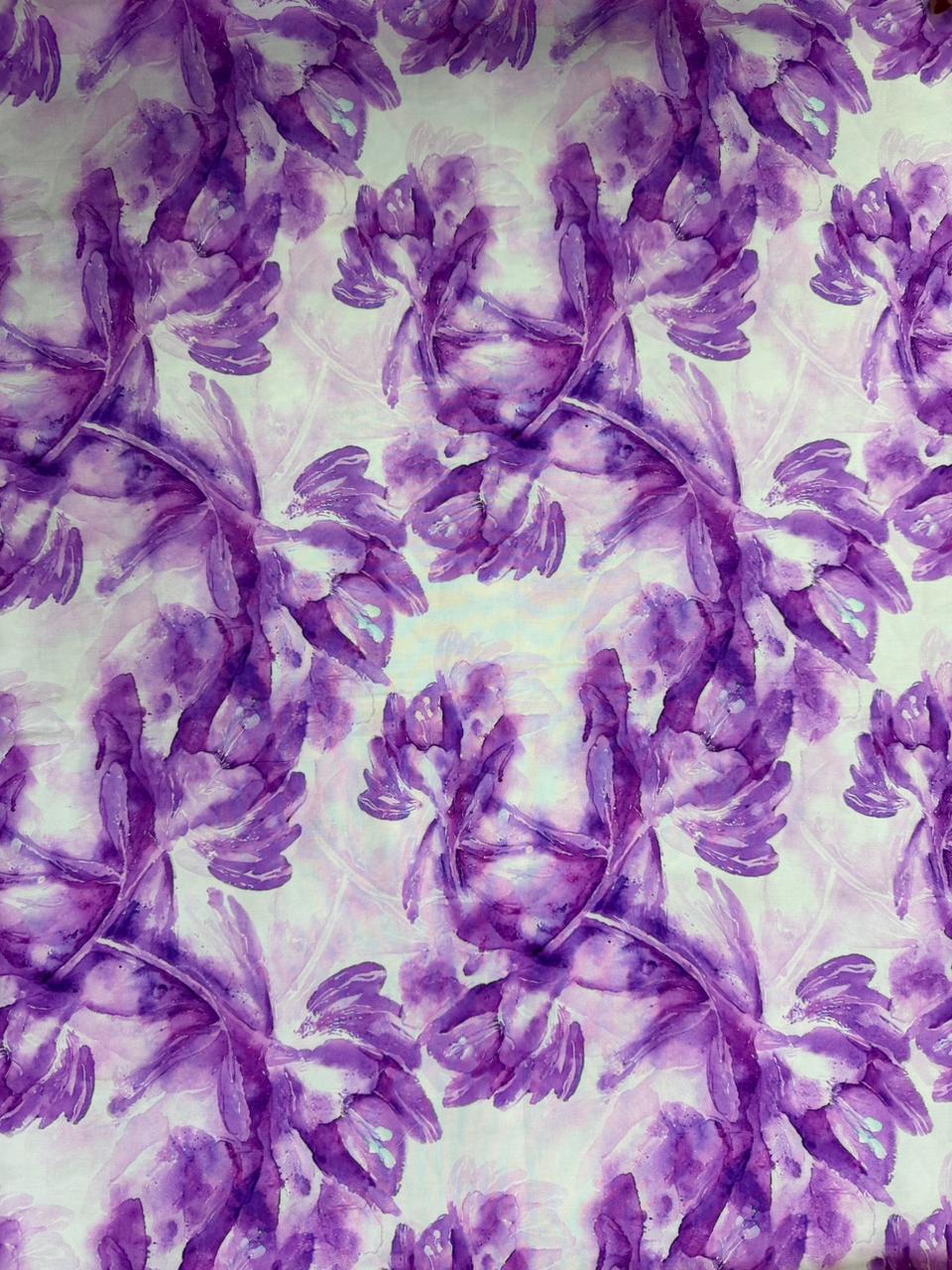 Chalis Rayon Estampado Botánico X Metro.