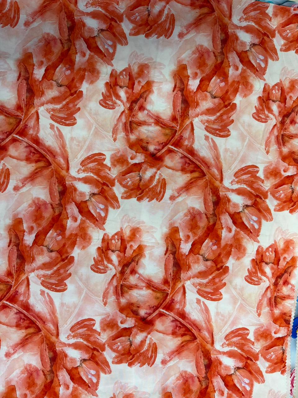 Chalis Rayon Estampado Botánico X Metro.