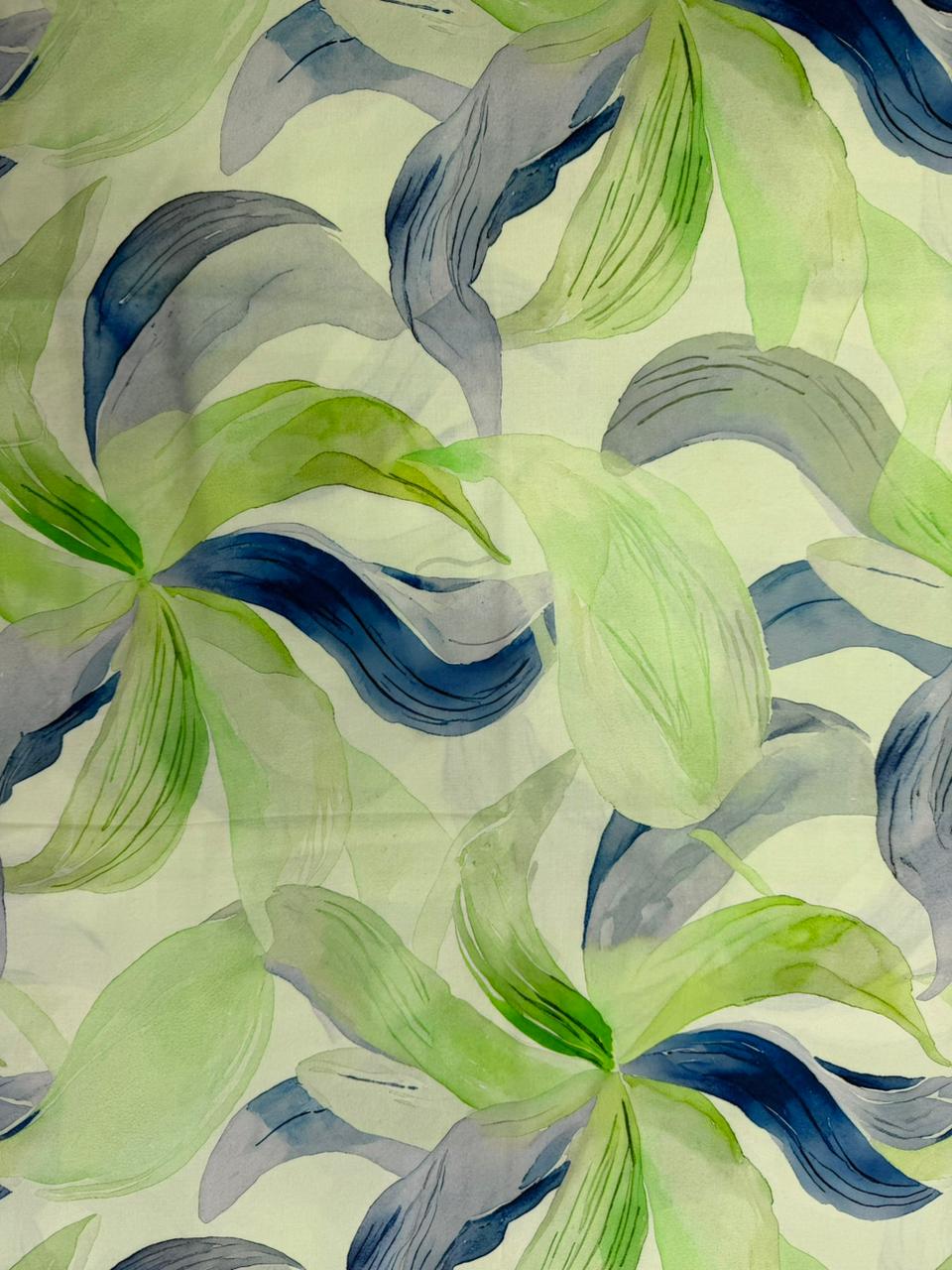 Chalis Rayon Estampado Botánico X Metro.