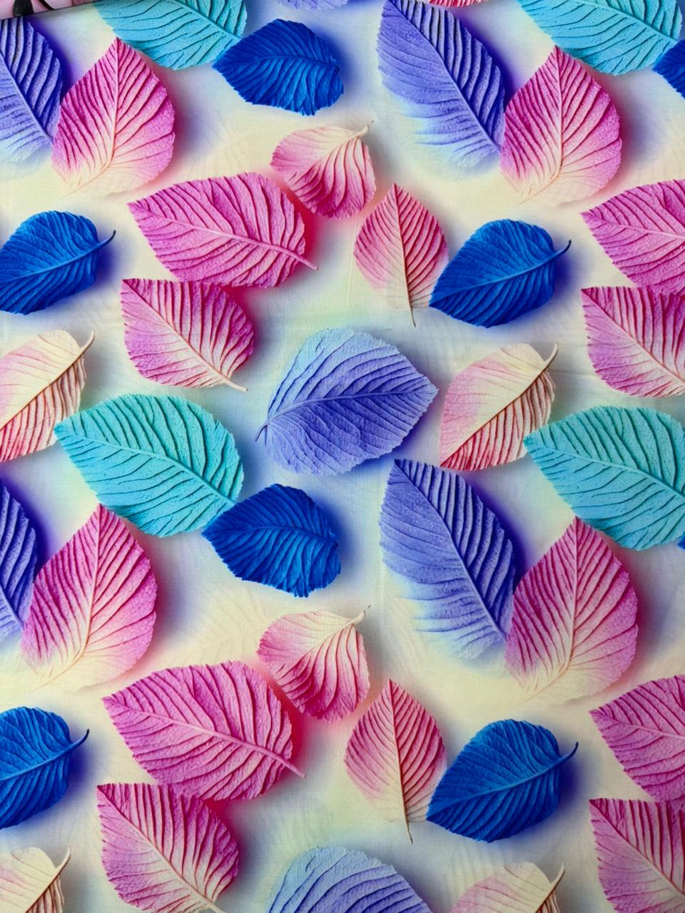 Chalis Rayon Estampado Botánico X Metro.