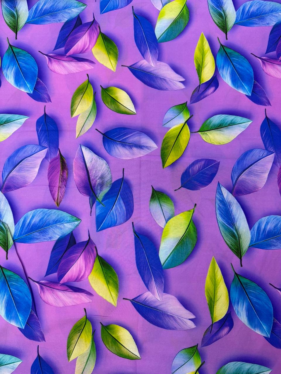 Chalis Rayon Estampado Botánico X Metro.