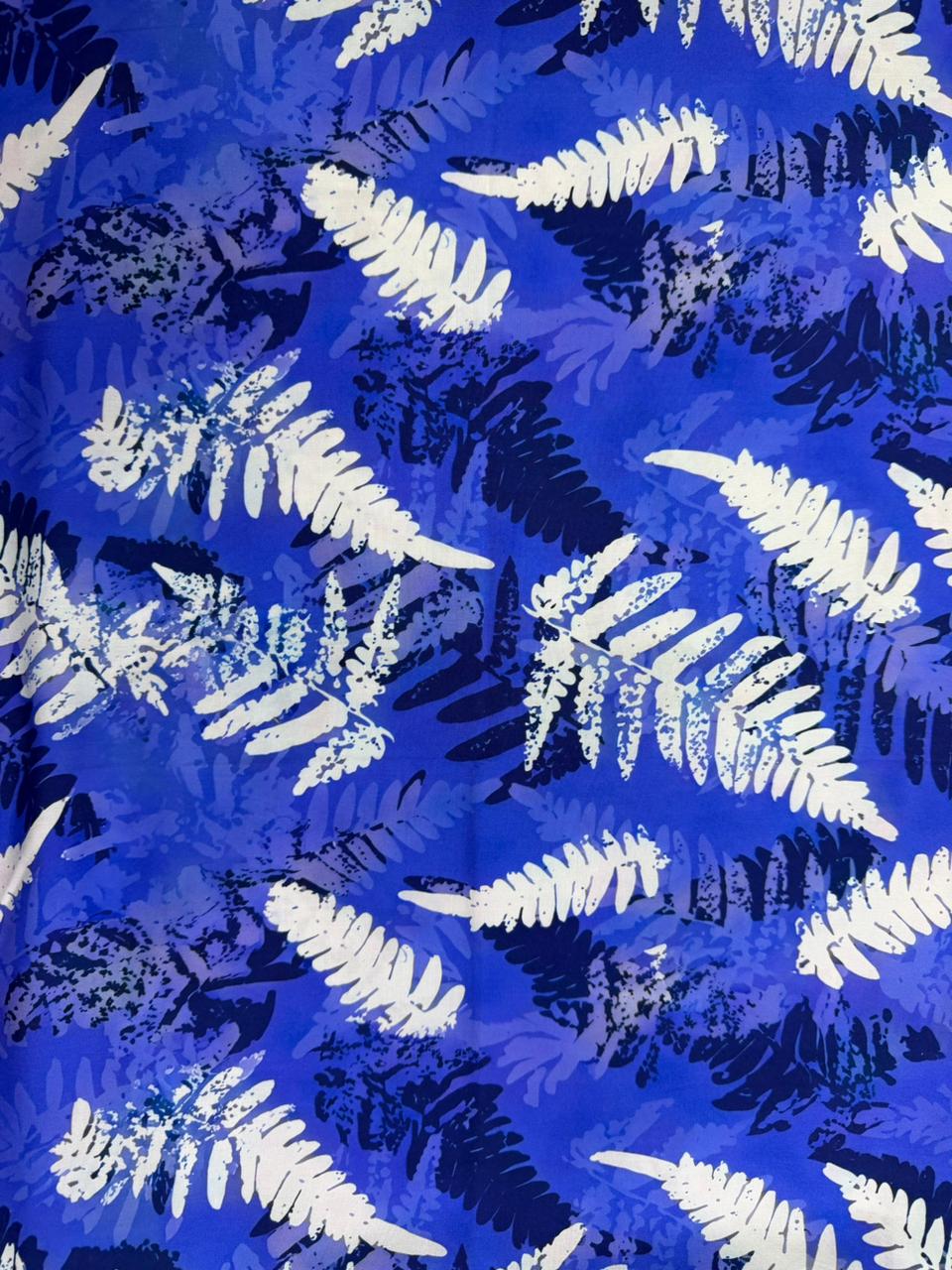 Chalis Rayon Estampado Botánico X Metro.