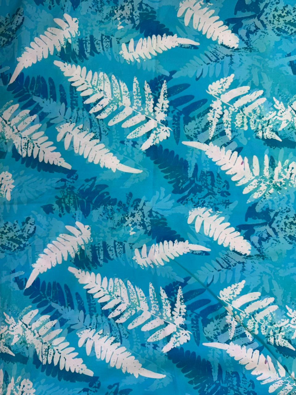 Chalis Rayon Estampado Botánico X Metro.