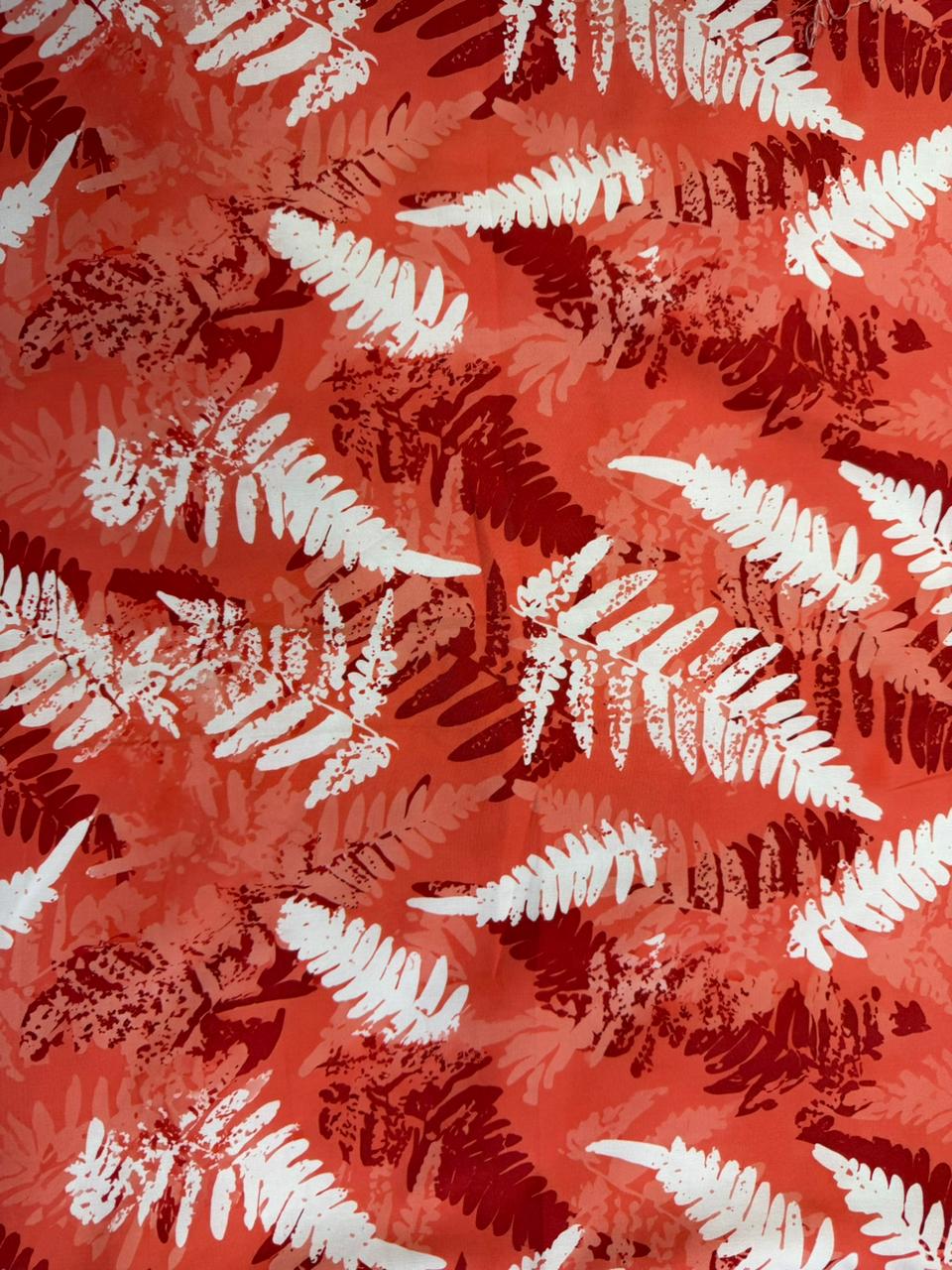 Chalis Rayon Estampado Botánico X Metro.