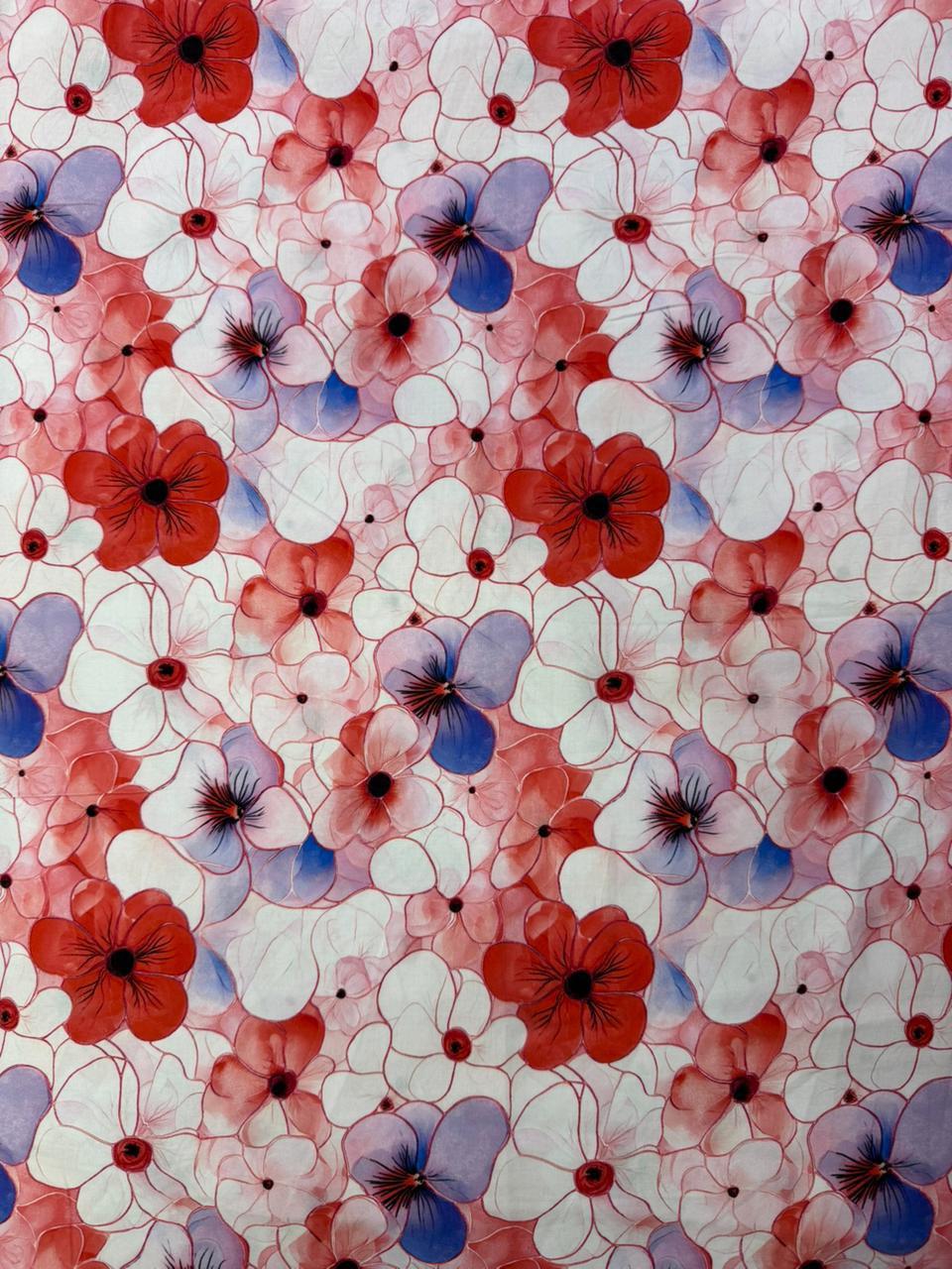 Chalis Rayon Estampado Floral X Metro.