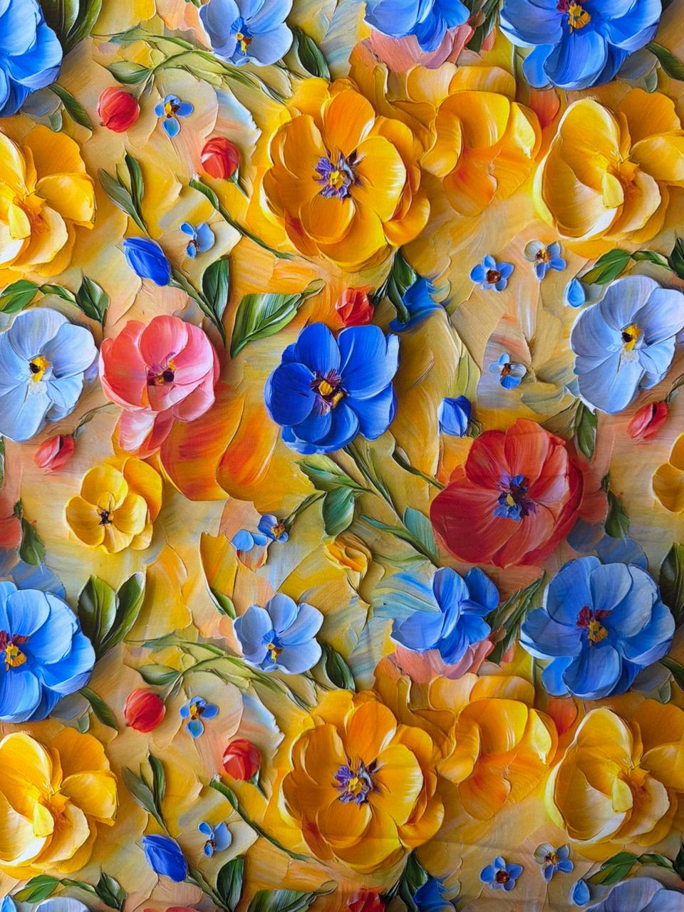 Chalis Rayon Estampado Floral X Metro.