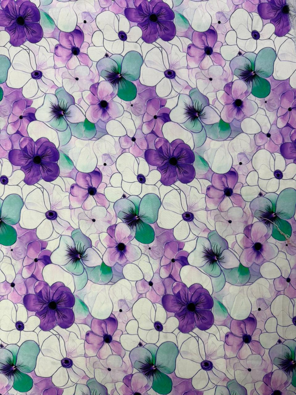 Chalis Rayon Estampado Floral X Metro.