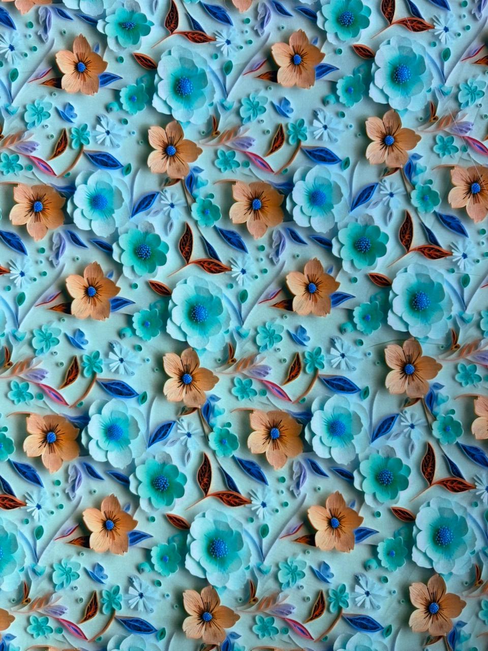 Chalis Rayon Estampado Floral X Metro.