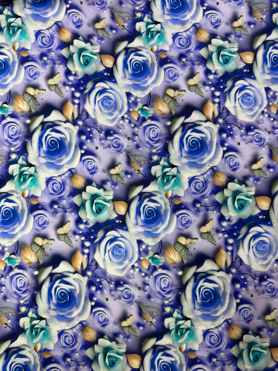 Chalis Rayon Estampado Floral X Metro.