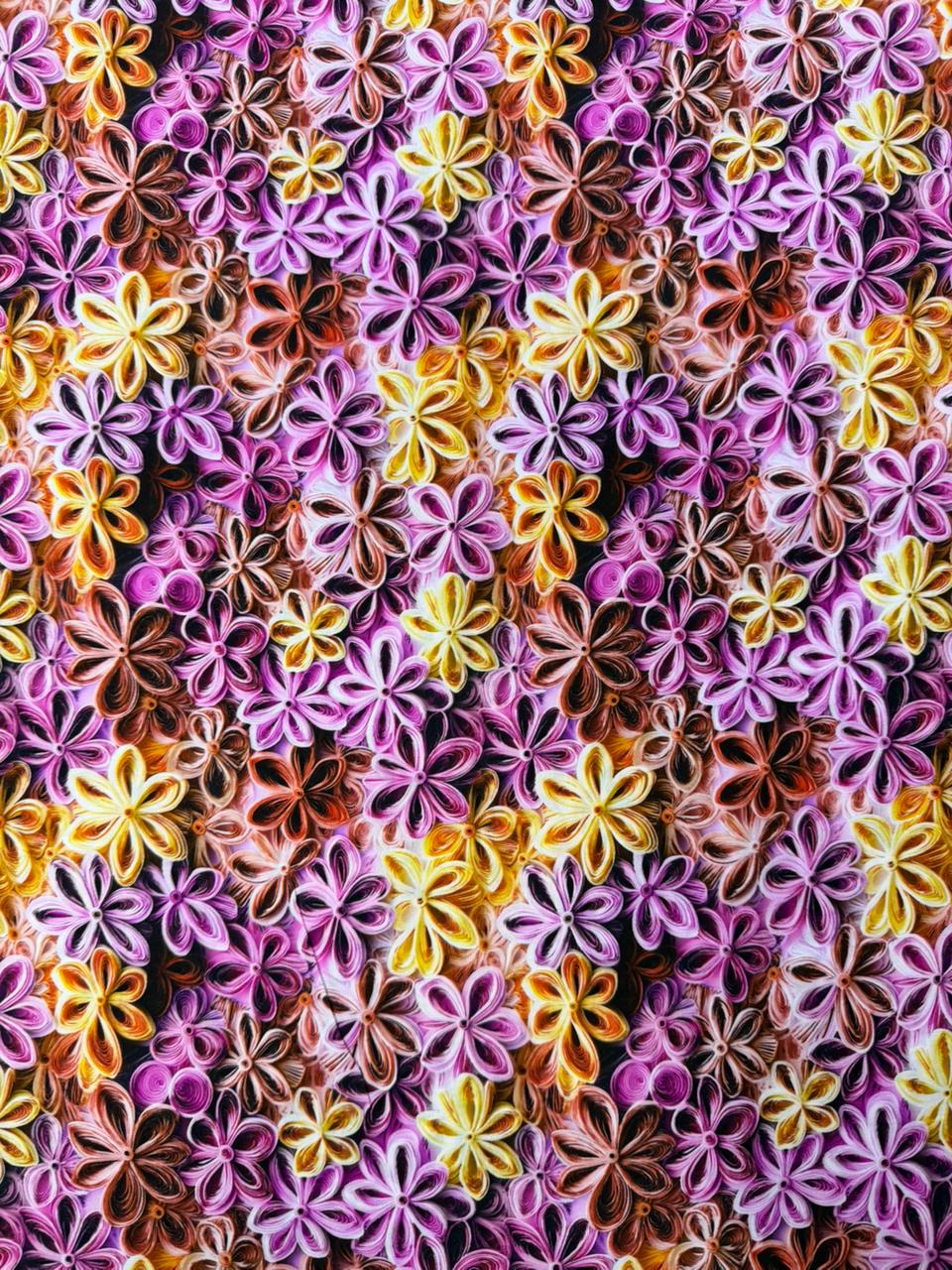 Chalis Rayon Estampado Floral X Metro.