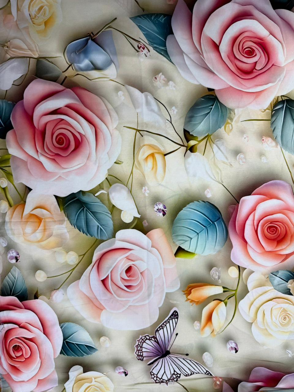 Chalis Rayon Estampado Floral X Metro.