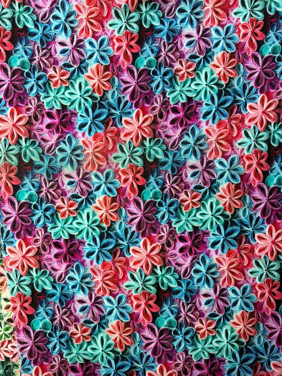 Chalis Rayon Estampado Floral X Metro.