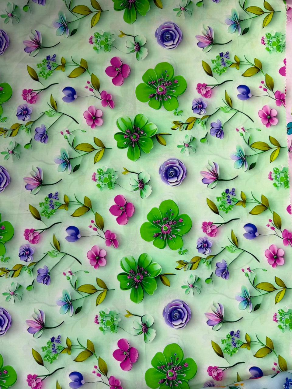 Chalis Rayon Estampado Floral X Metro.