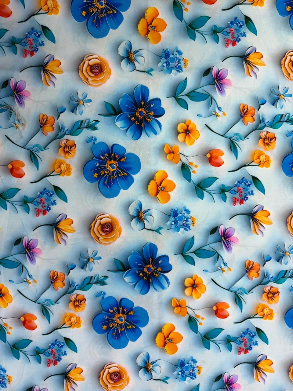 Chalis Rayon Estampado Floral X Metro.