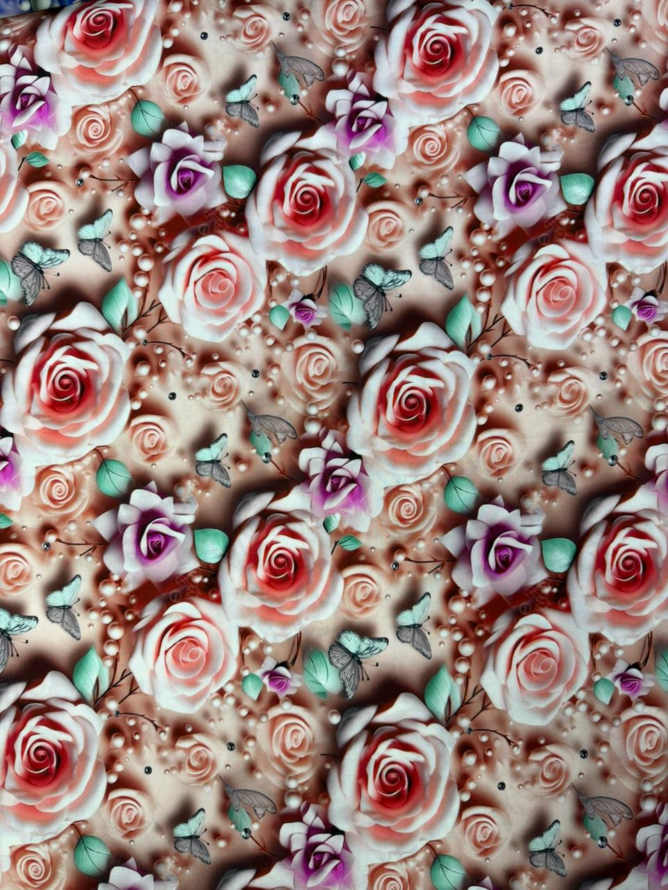 Chalis Rayon Estampado Floral X Metro.