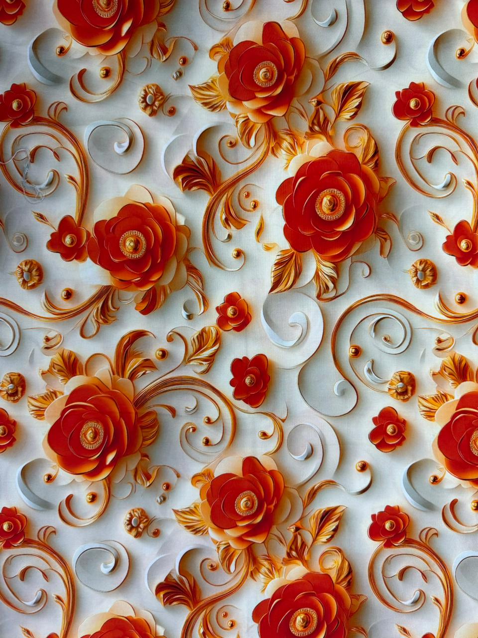 Chalis Rayon Estampado Floral X Metro.