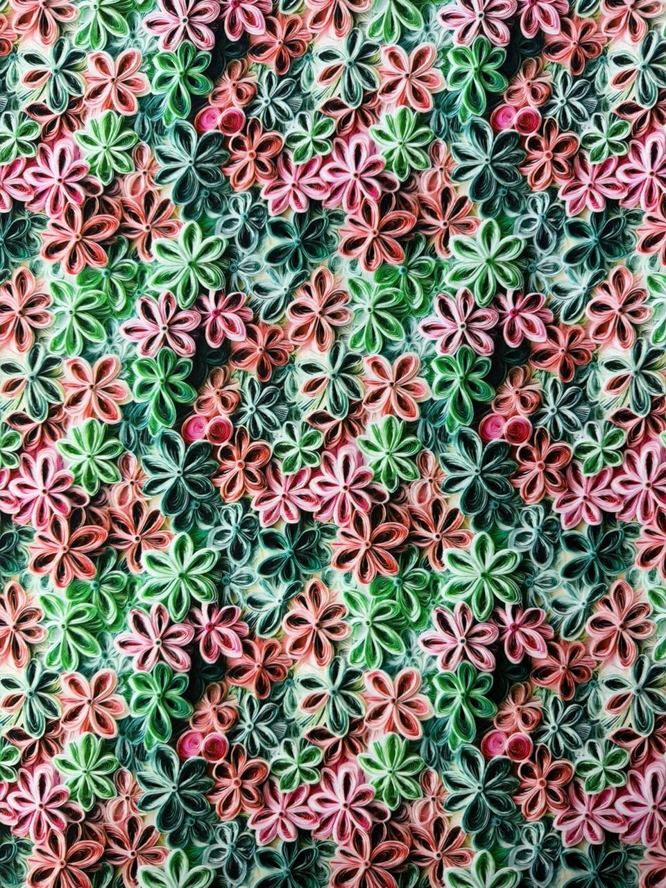 Chalis Rayon Estampado Floral X Metro.