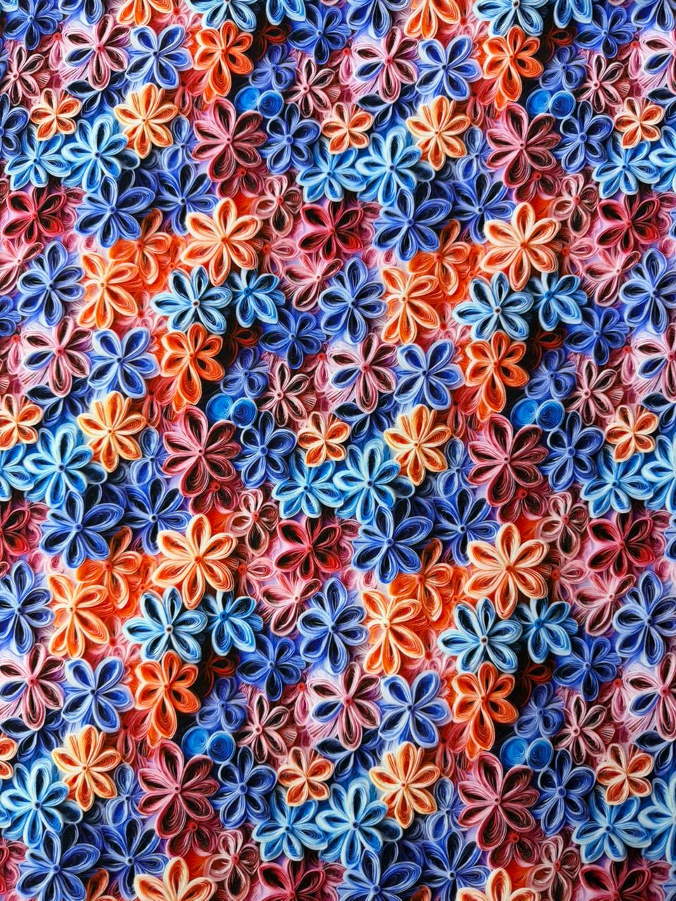 Chalis Rayon Estampado Floral X Metro.