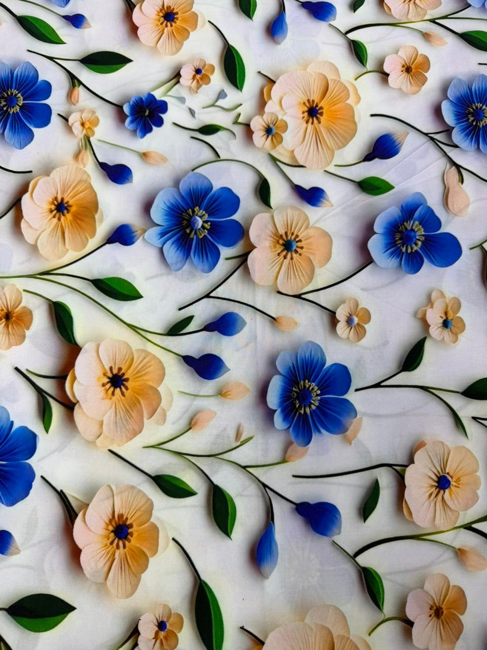 Chalis Rayon Estampado Floral X Metro.