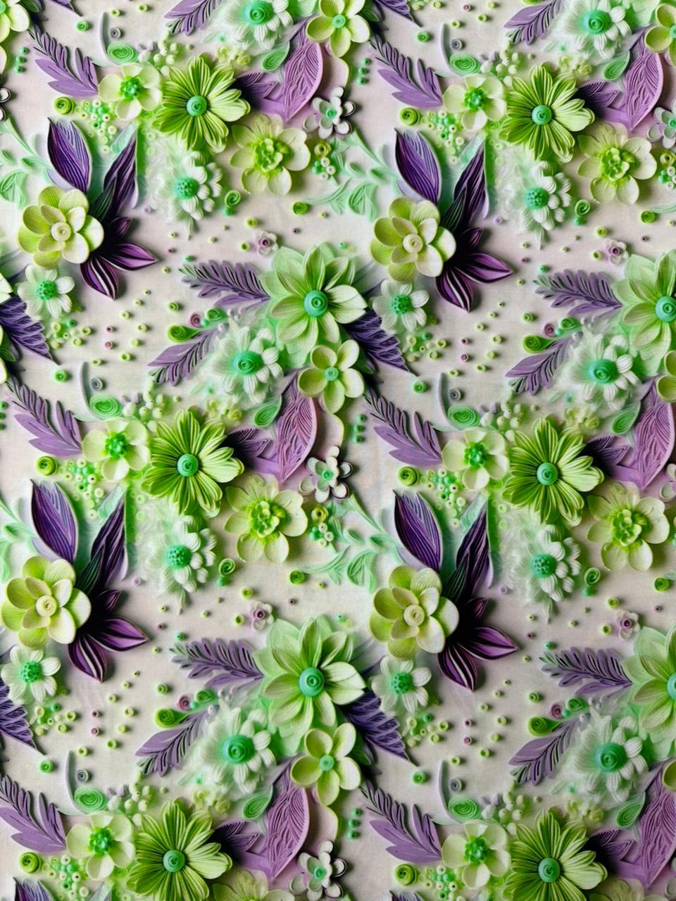 Chalis Rayon Estampado Floral X Metro.