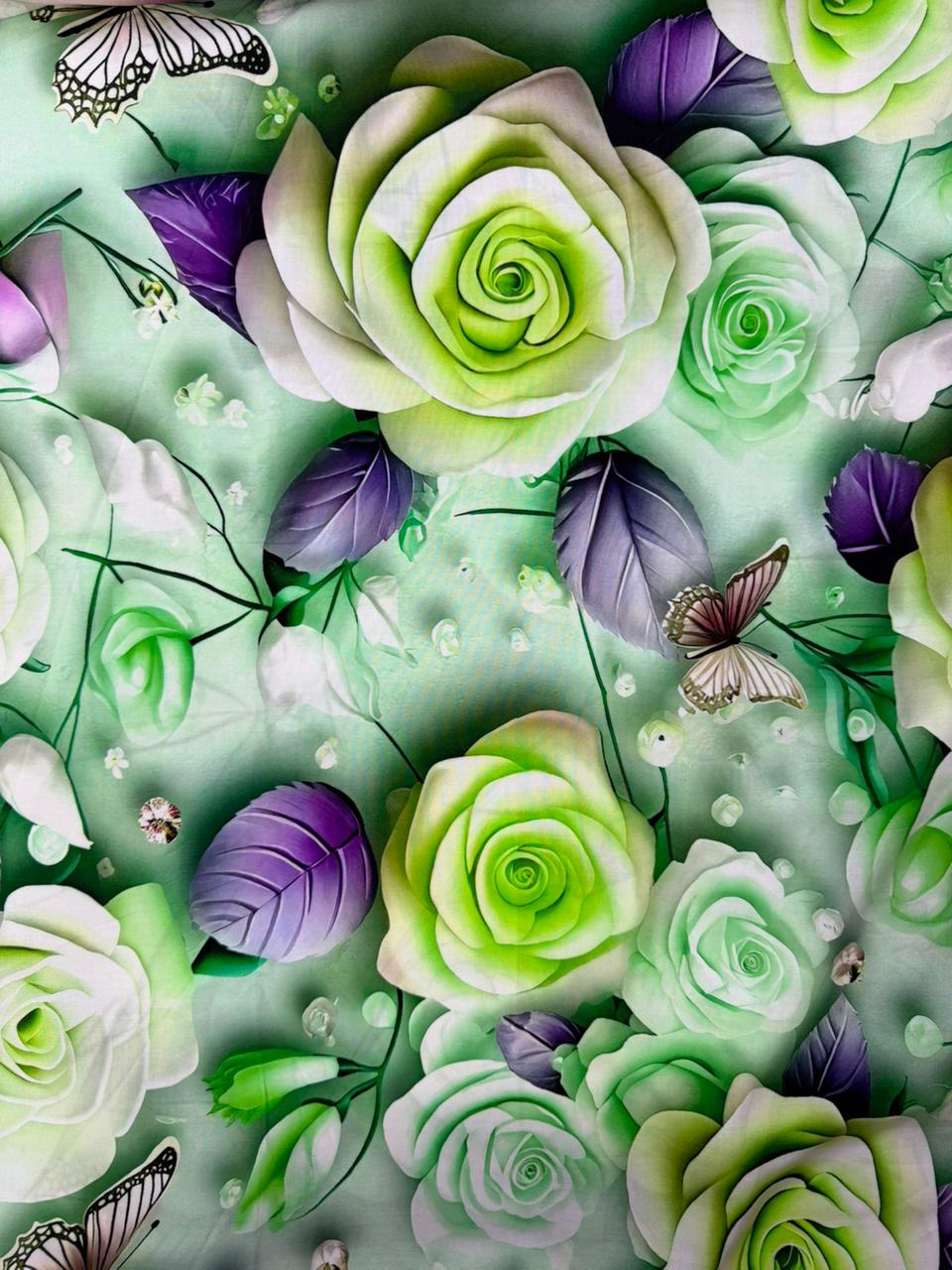 Chalis Rayon Estampado Floral X Metro.