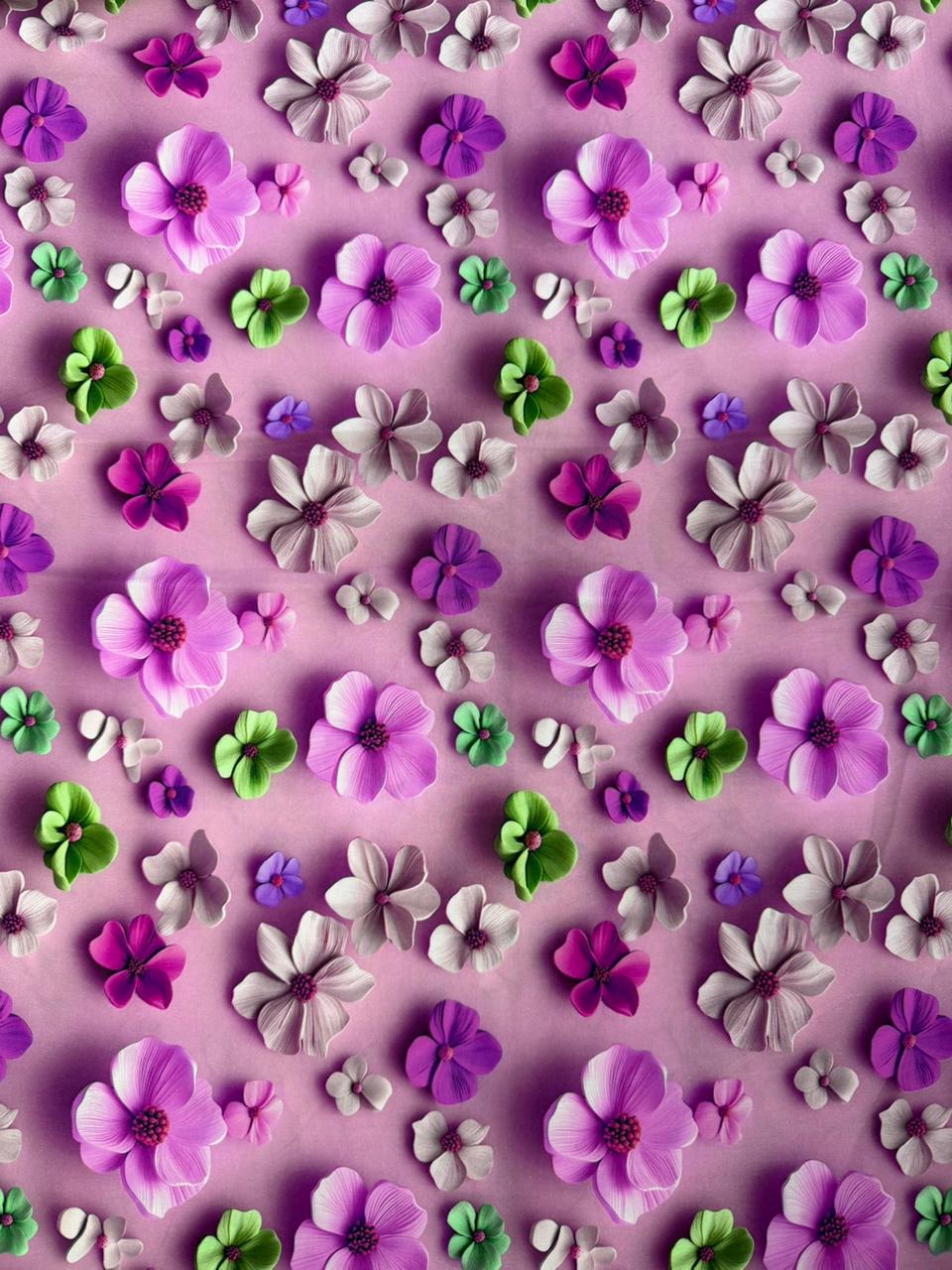 Chalis Rayon Estampado Floral X Metro.