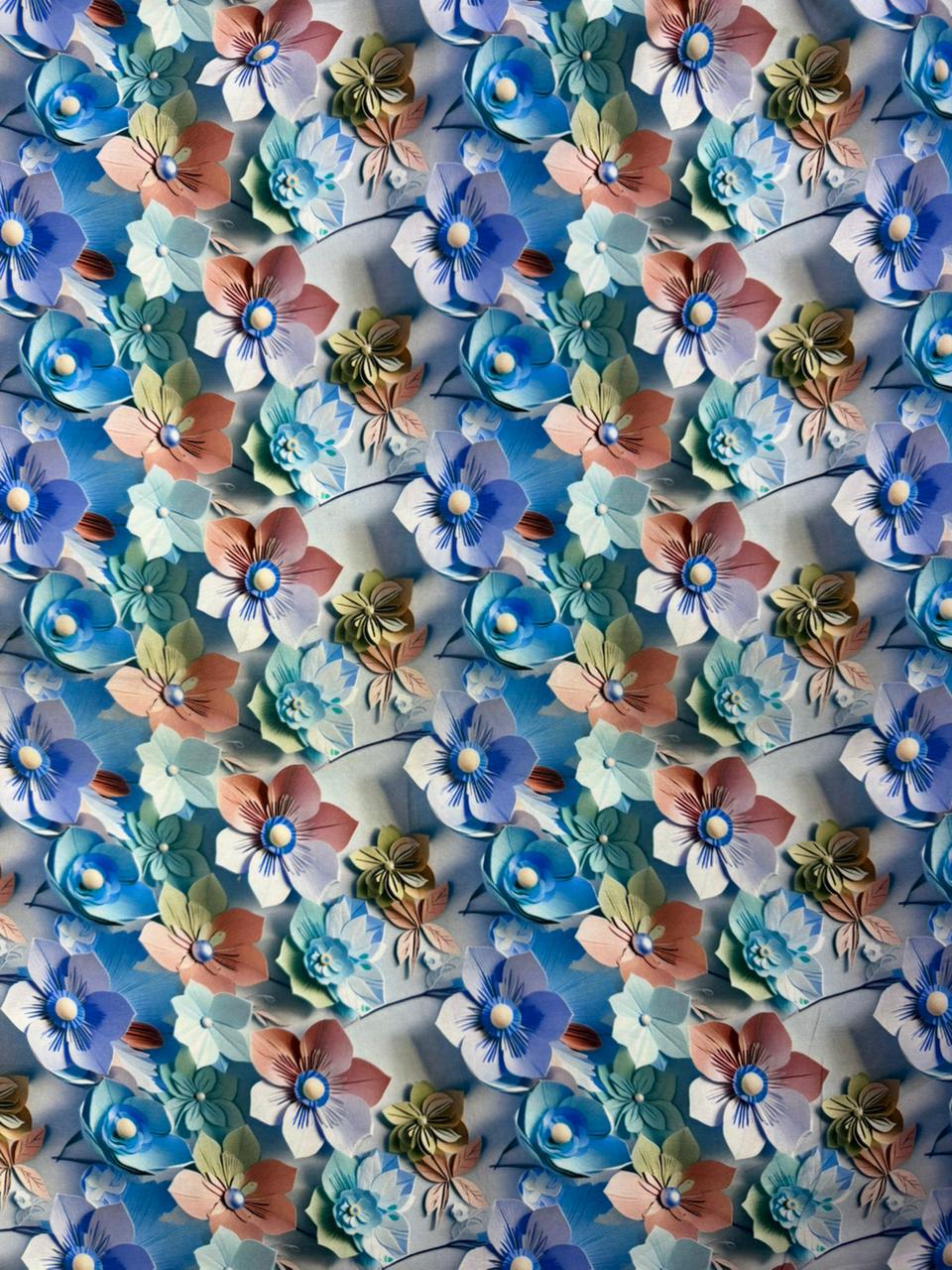 Chalis Rayon Estampado Floral X Metro.