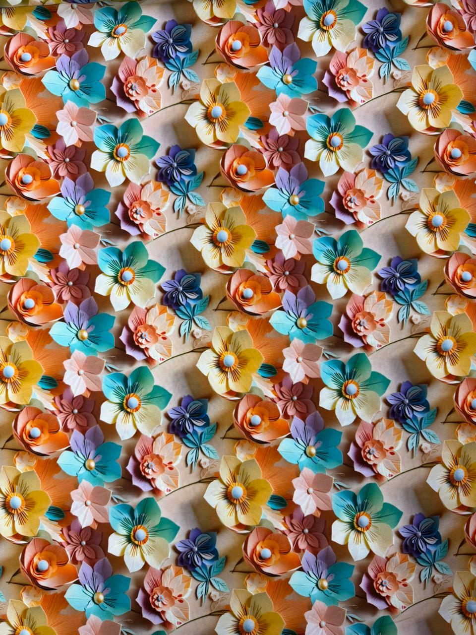 Chalis Rayon Estampado Floral X Metro.