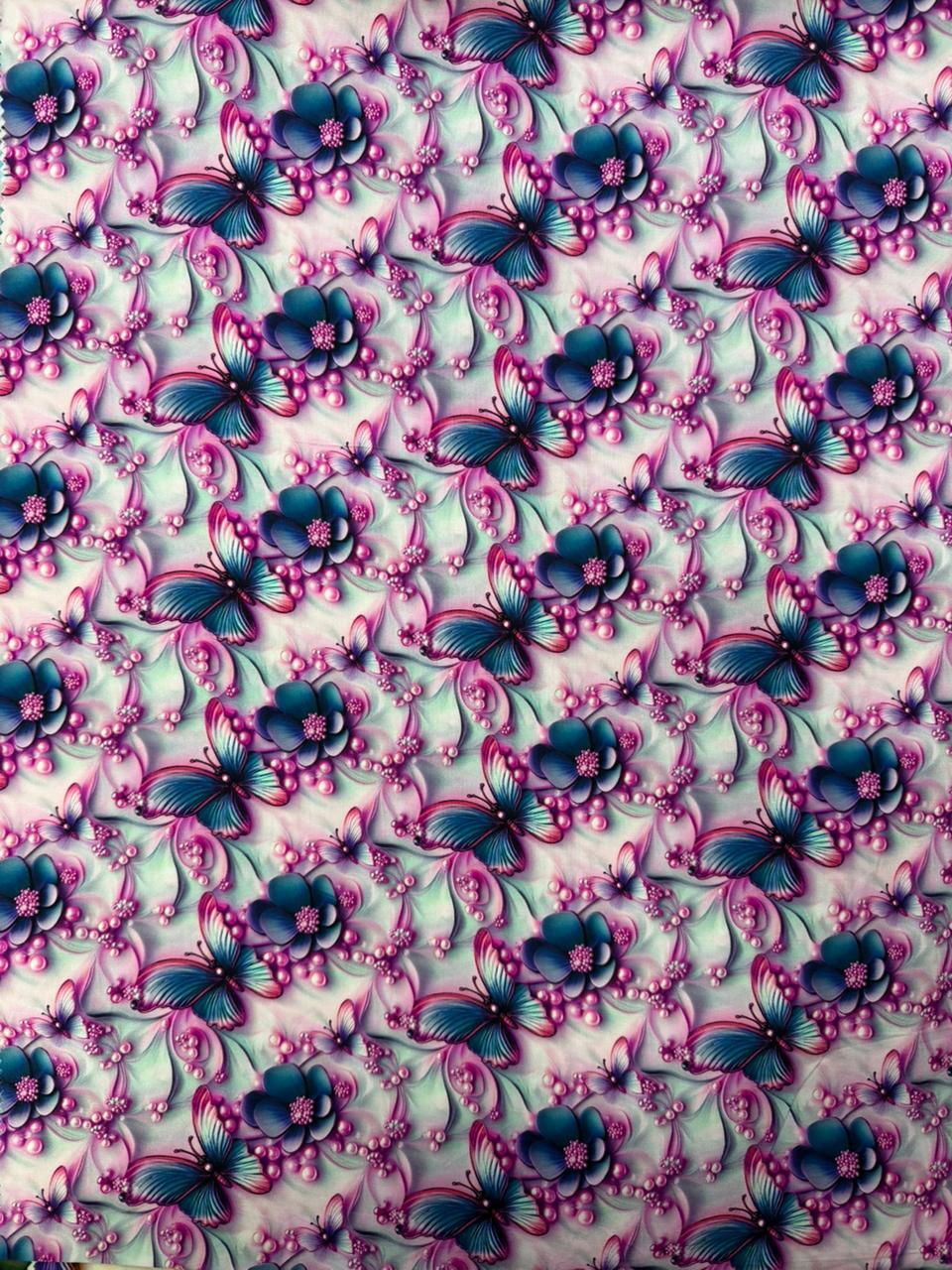 Chalis Rayon Estampado Floral X Metro.