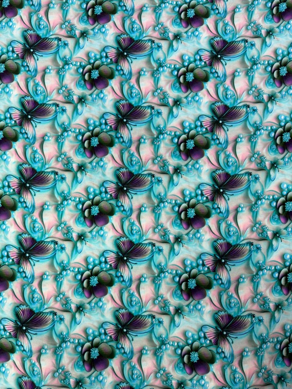 Chalis Rayon Estampado Floral X Metro.