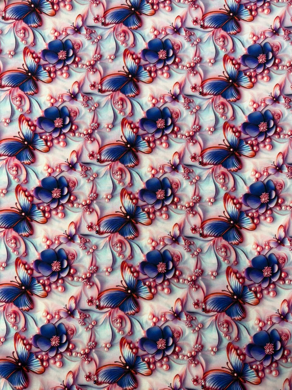 Chalis Rayon Estampado Floral X Metro.