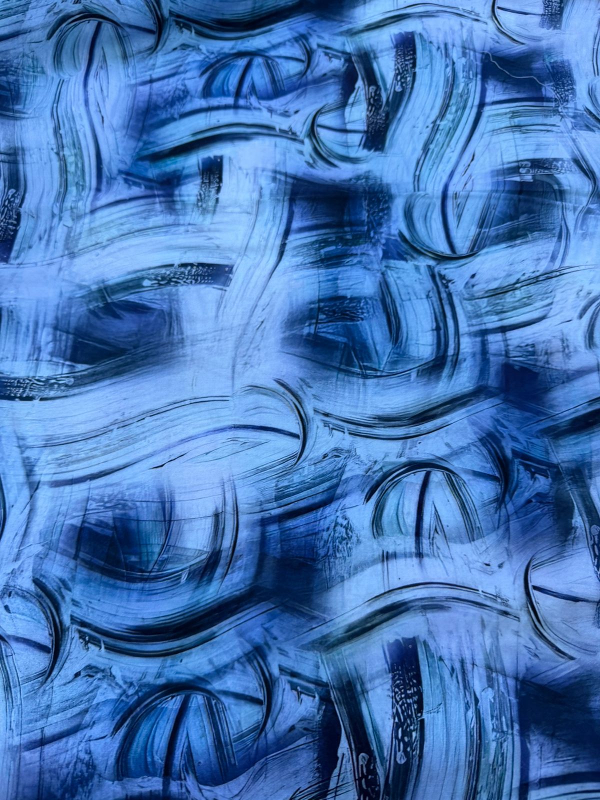 Chalis Rayon Estampado Abstracto X Metro.